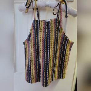 Texture & Thread Madewell Tie-Shoulder Tank Top